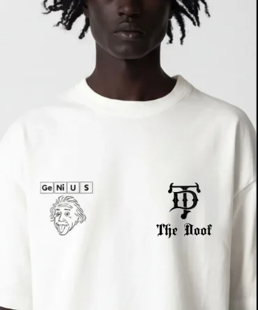 Le T-SHIRT GENIUS incarne l'excellence et l'unicité dans la scène streetwear de Dakar. Conçu pour les esprits brillants qui osent se démarquer, ce t-shirt premium célèbre la créativité et l'intelligence.