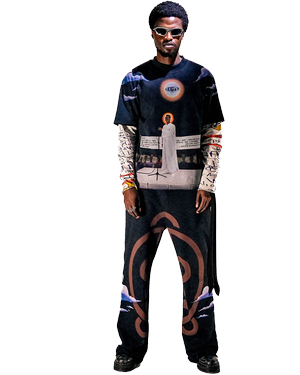 DETAILS 100% COTTON BLACK ACID WASH COLOR 320 GSM FLARED-PANT-SUN-ENERGY