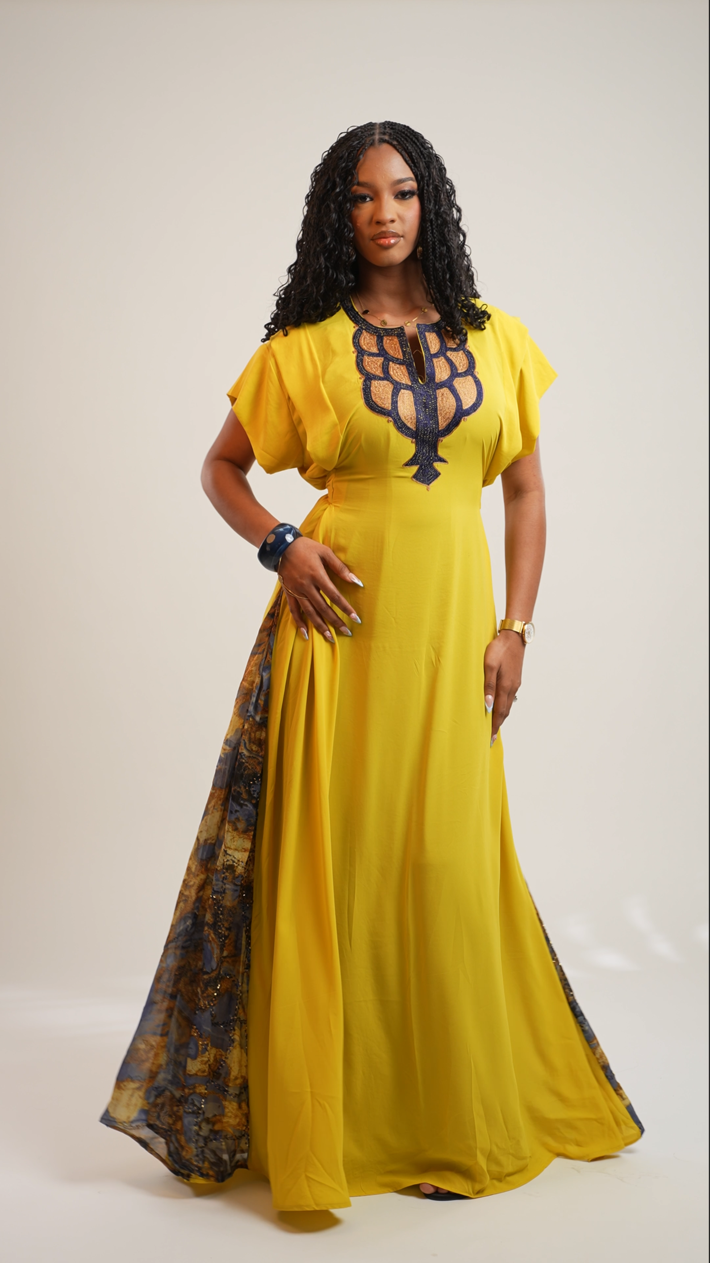 Robe Longue "Soleil d'Orient" Nadia Design