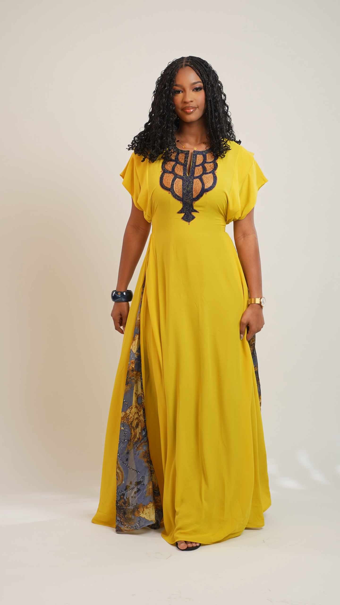 Robe Longue "Soleil d'Orient" Nadia Design