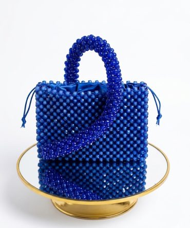 Le Mini-Sac Perlé Azur – Édition Éclat