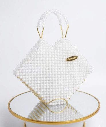 Le Sac Bijou "Diamant" – Perles de Givre & Or
