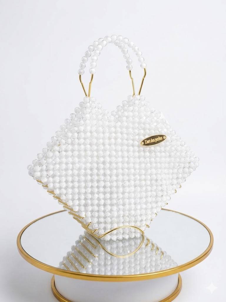 Le Sac Bijou "Diamant" – Perles de Givre & Or