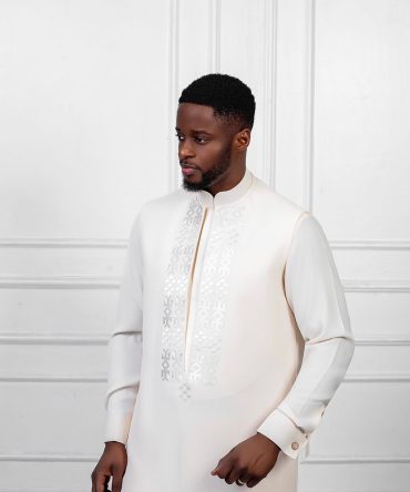 Qamis Impérial Blanc Cassé – Maison Siir