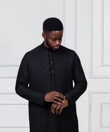 Qamis Signature Noir Ébène – Maison Siir